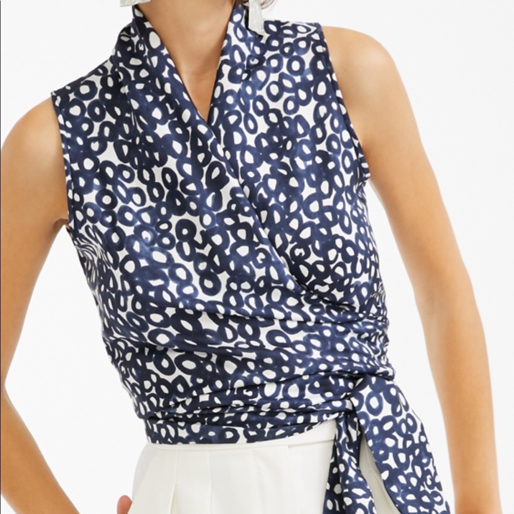 Max Mara Agosta Silk Crepe Top